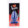 I Love Butt Plug Fat M I Love Butt 14 x 7.5 cm Bleu